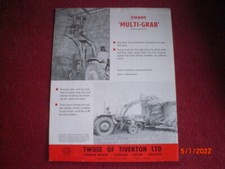  THE TWOSE MULTI -GRAB LOADER LEAFLET    