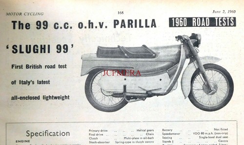 Parilla slughi 99cc - parilla, 99'
