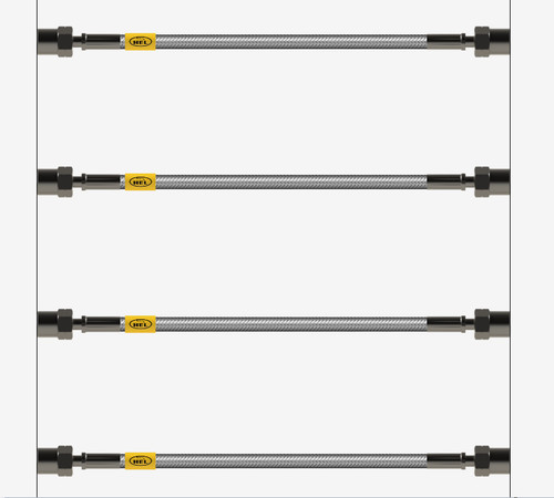 Full kit hel braided brake - full,