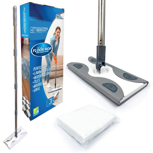 Floor mop with wipes - mop, wood