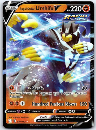 Rapid strike urshifu ultra - strike, v