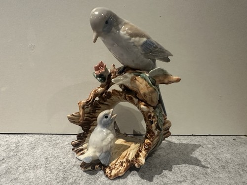 Porcelain dove bird group - porcelain,