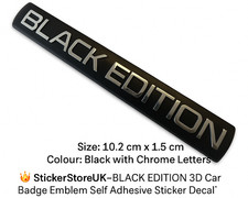 BLACK EDITION 3D Car Badge