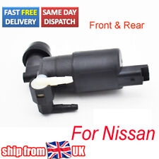 For Nissan Qashqai J10 06- Twin Outlet Front Windscreen Wiper Washer Pump Motor
