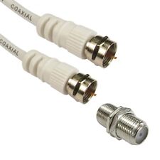 COAXIAL SATELLITE CABLE EXTENSION VIRGIN MEDIA SKY TV BROADBAND F CONNECTOR LEAD