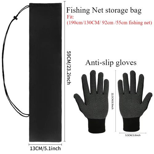 Fishing landing net aluminum - fishing,