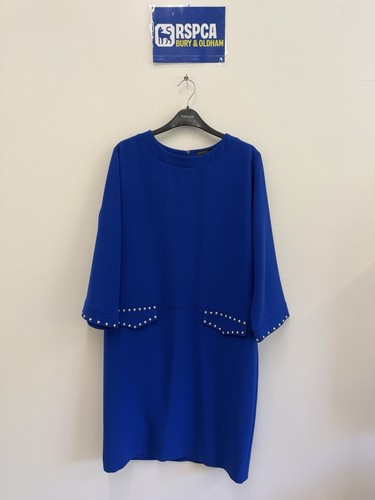 Peruzzi royal blue shift dress - shift,
