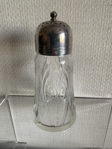 Vintage cut glass sugar - vintage,