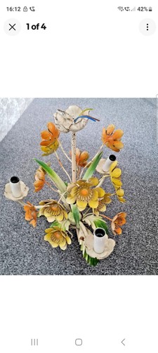 Vintage french orange yellow - vintage,