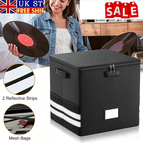 Black 31x31cm foldable vinyl - black,