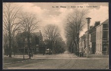 Old postcard Heusy, Avenue de Spa, Casino Bodet 1914 