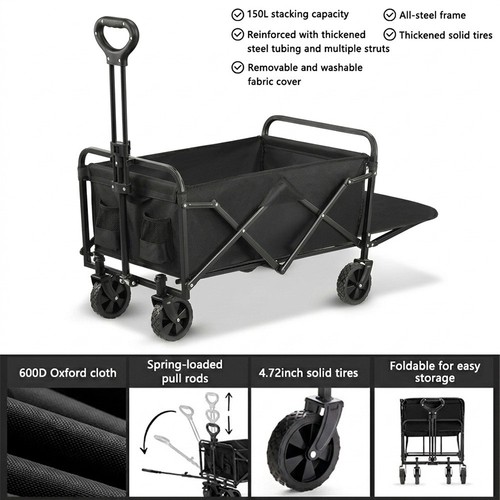 330lbs folding utility cart - folding,