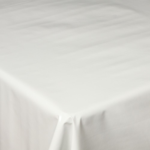 Plain white pvc - white,
