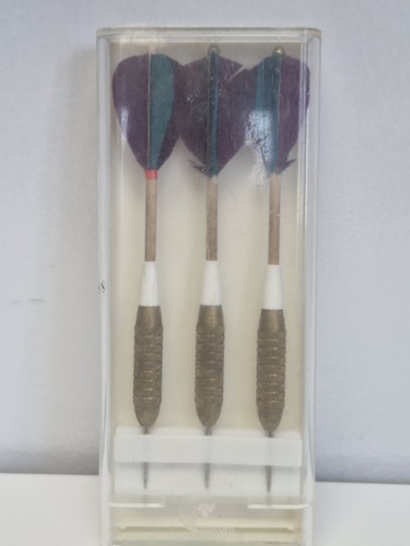 Vintage brass unicorn - brass, darts