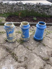 3 X Old Chimney Pots