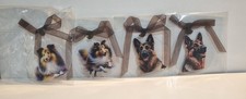 2D Clear Acrylic Hanging Bauble, Rough Collie, Alsatian, German Shepherd, Dog