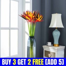 Artificial Bird of Paradise Flower Stems 57cm - Decorative Tropical Flowers