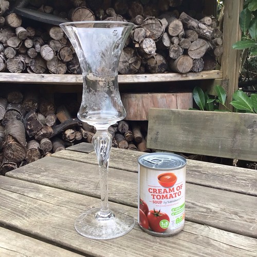 Vintage tall stemmed floral - tall,