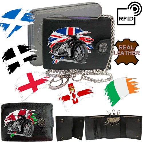 Motorbike wallet flag real - motorbike,