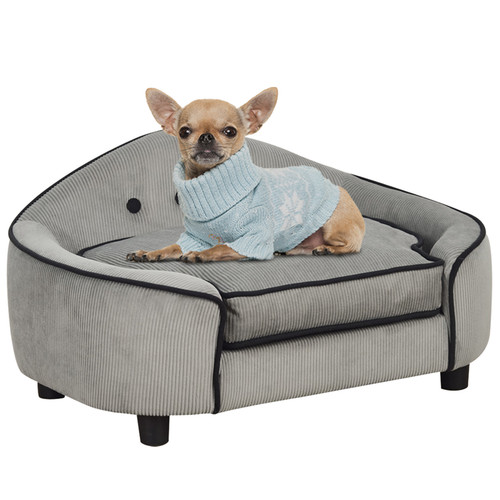 Dog sofa bed - sofa, grey