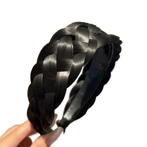 Wide braid wig headband - braid,