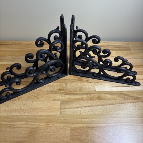 Vintage iron shelf wall - iron,