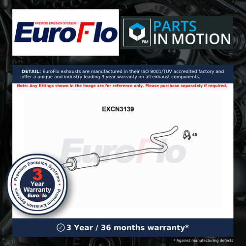 Exhaust back rear - back, /