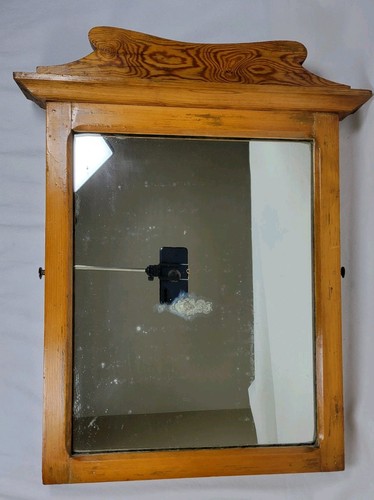Pine wall mirror rustic - pine,