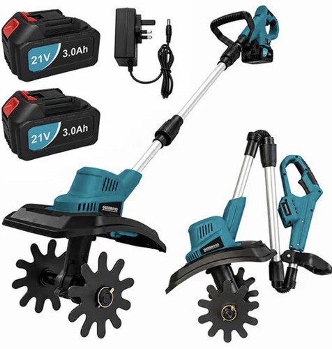 Cordless tiller cultivator - cordless,