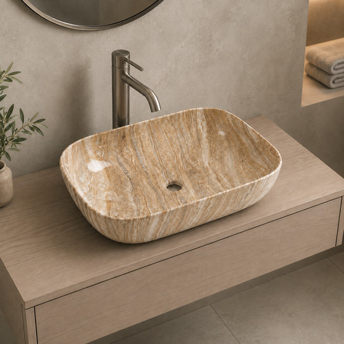 Luxury beige marble effect - marble,