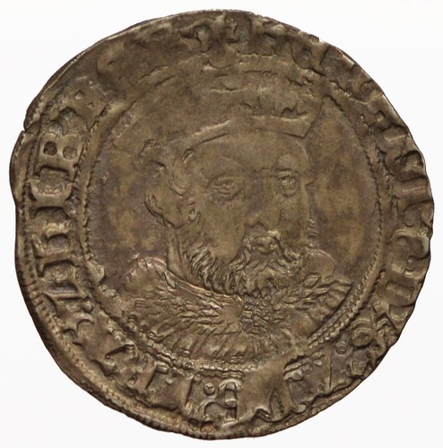Henry viii hammered silver