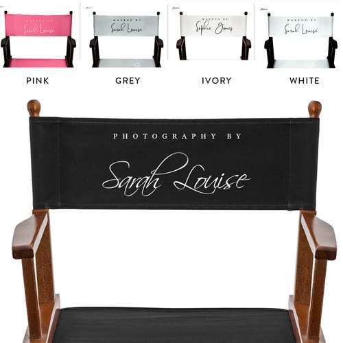 Custom director chair - chair, covers