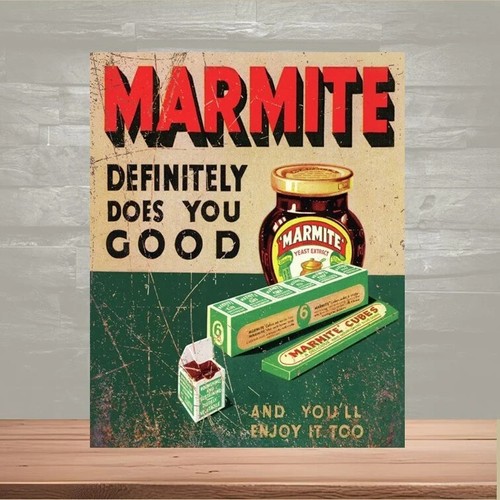 Marmite metal wall - marmite,