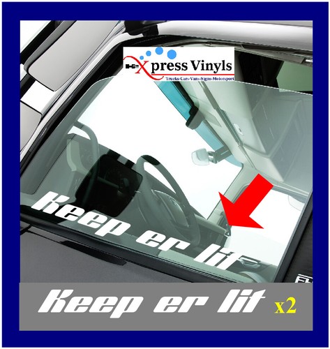 Keep lit truck decals - er,