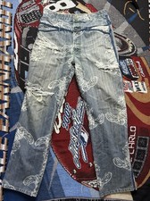 Vintage Marithe Francois Girbaud Jeans 32M Denim Pants Distressed 90s Rare