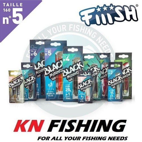 Fiiish black minnow - minnow, 160mm