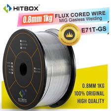 HITBOX MIG Wire Flux Cored Wire for MAG Gasless Mig Welding Welder 0.8mm 2lb UK