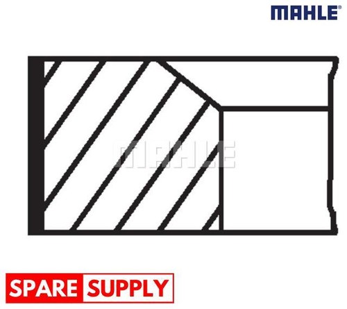Piston ring kit - piston, for