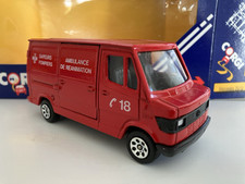Corgi 576/6 Mercedes Benz 207D Van Sapeurs Pompiers Ambulance Export slim box