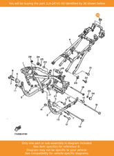 YAMAHA Pad, Seat, 1L9-24741-00