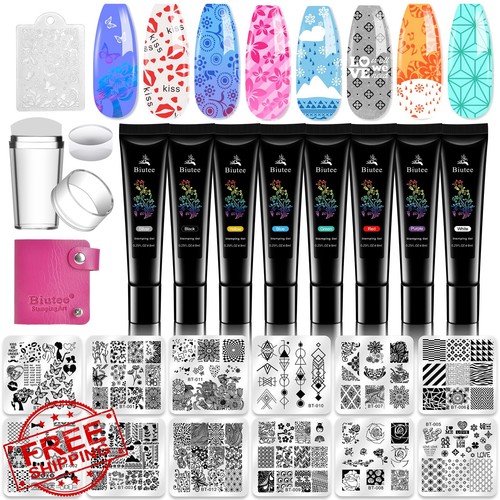 Biutee nail stamping plates - nail,