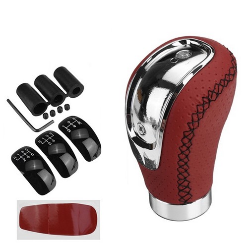 Speed red leather manual - leather,