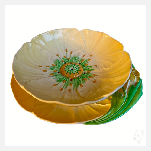 Carlton ware yellow - carlton, flower