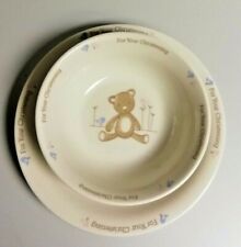 John Lewis Baby Christening Gift Ceramic Bowl and Plate Set
