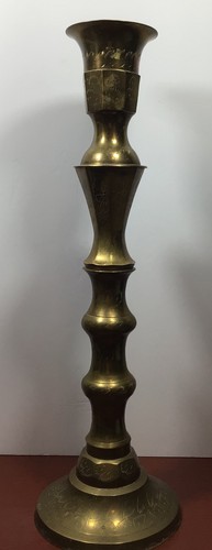 Brass candlestick floor - brass,