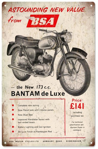 Vintage style metal - vintage, bsa