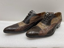 Stemar Ostrich Leg Lace Ups