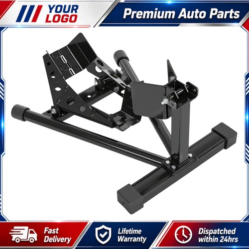 Motorcycle front wheel - front, chock