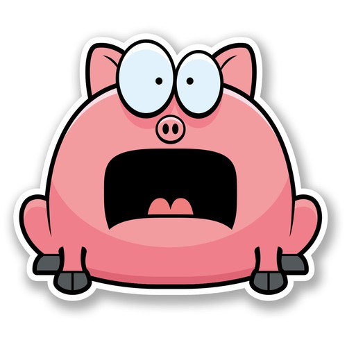 10cm shocked pig vinyl - x,