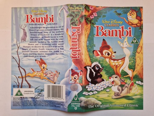 Bambi walt disney used - -,
